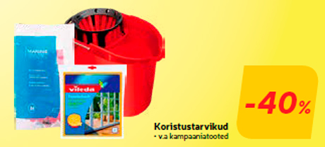 Koristustarvikud  -40%