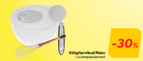 Köögitarvikud Maku  -30%
