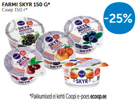 FARMI SKYR 150 G*  -25%