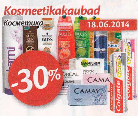 Kosmeetikakaubad -30%