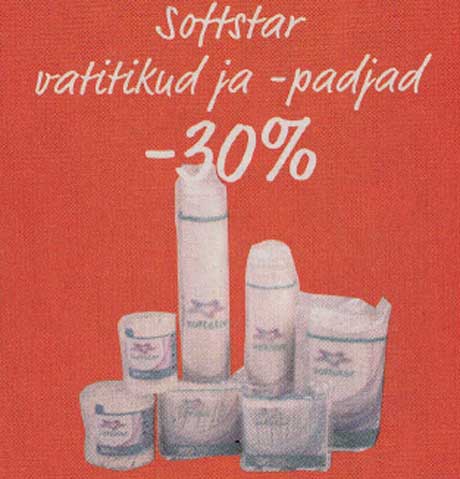 Softstar vatitikud ja -padjad  -30%