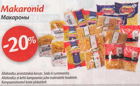 Makaronid -20%