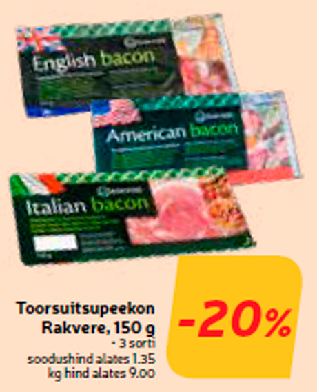 Toorsuitsupeekon Rakvere, 150 g  -20%
