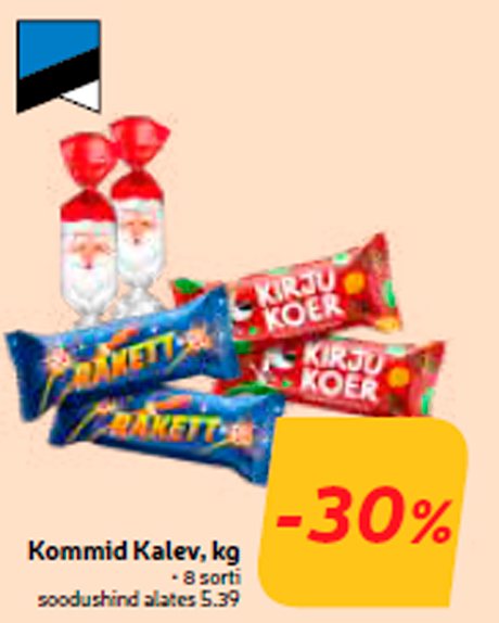 Kommid Kalev, kg  -30%
