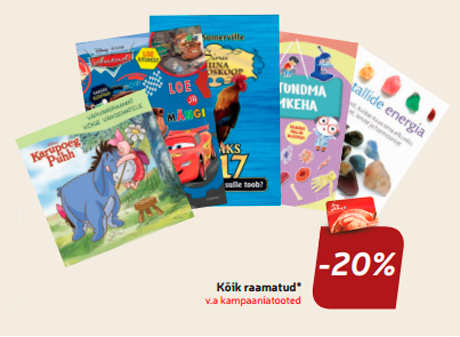 Kõik raamatud*  -20%