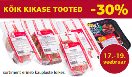 kõik kikase tooted -30%