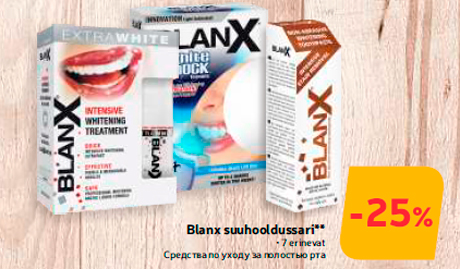 Blanx suuhooldussari**  -25%