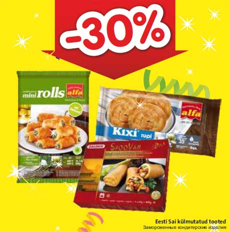 Eesti Sai külmutatud tooted  -30%