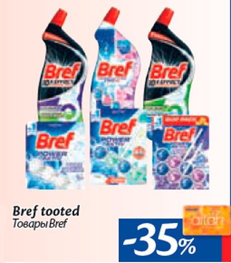 Bref tooted -35%