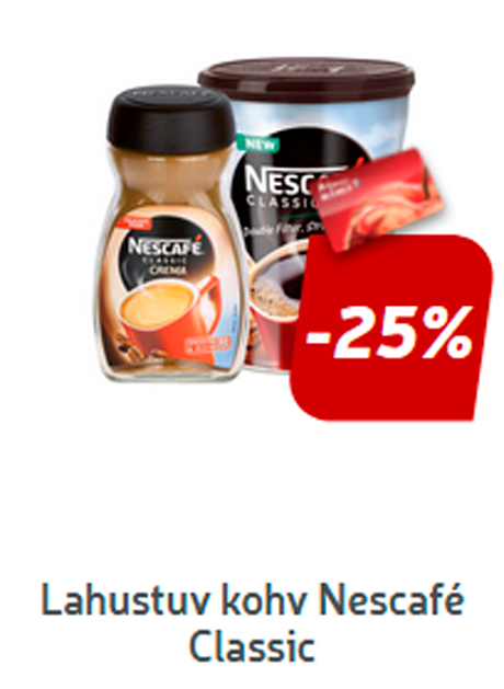 Lahustuv kohv Nescafé Classic -25%