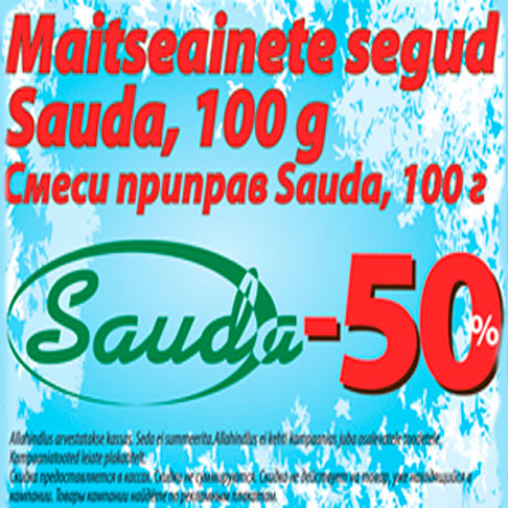 Maitseainete segud -50%