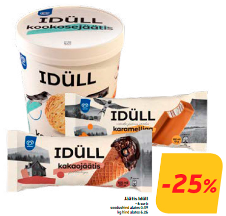 Jäätis Idüll  -25%
