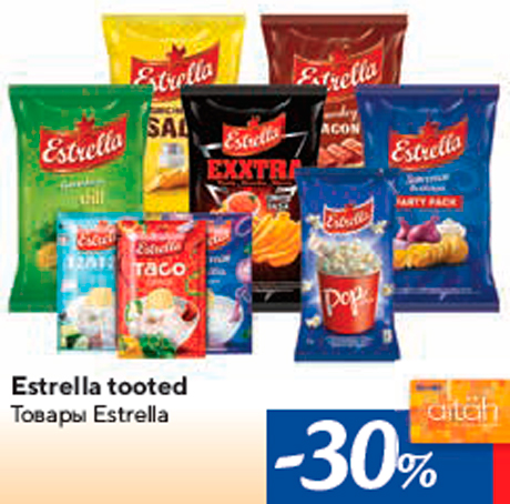 Estrella tooted -30%