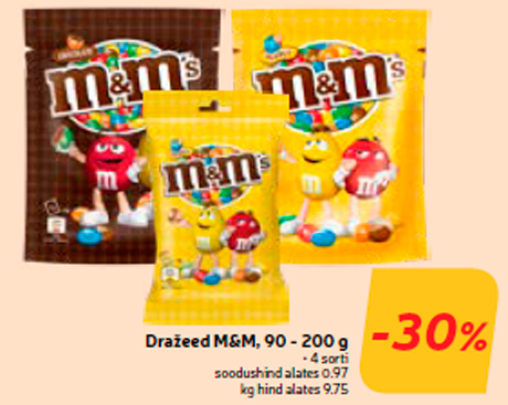 Dražeed M&M, 90 - 200 g -30%