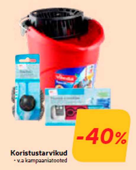 Koristustarvikud -40%
