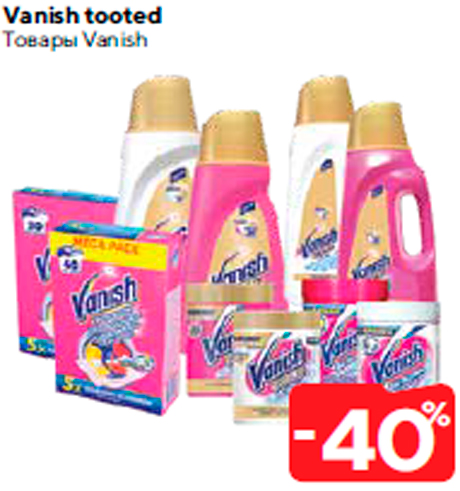 Vanish tooted   -40%