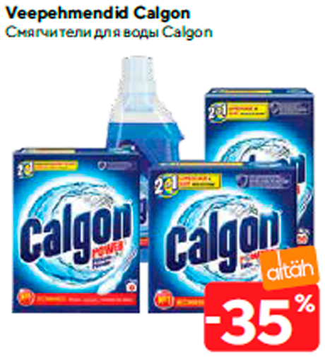 Veepehmendid Calgon -35%