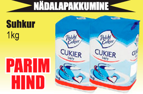 Suhkur 1 kg - PARIM HIND