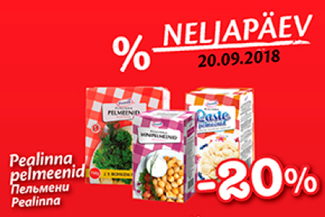 Pealinna pelmeenid  -20%