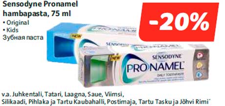 Sensodyne Pronamel hambapasta, 75 ml -20%