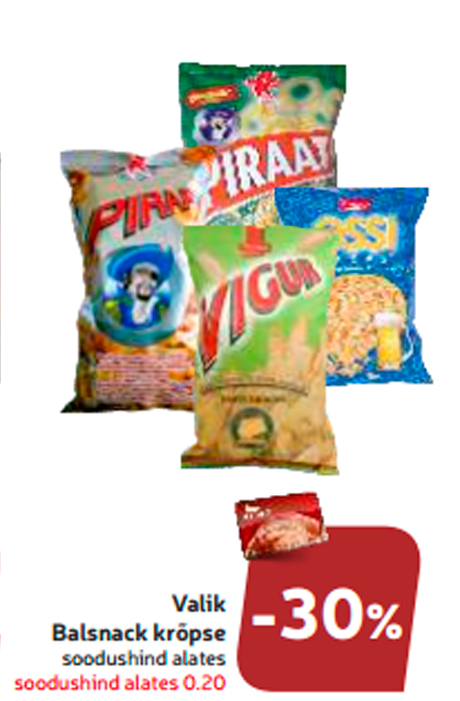 Valik Balsnack krõpse  -30%