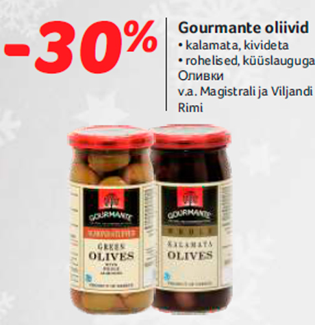 Gourmante oliivid -30%