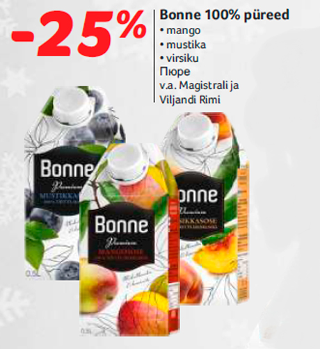 Bonne 100% püreed -25%