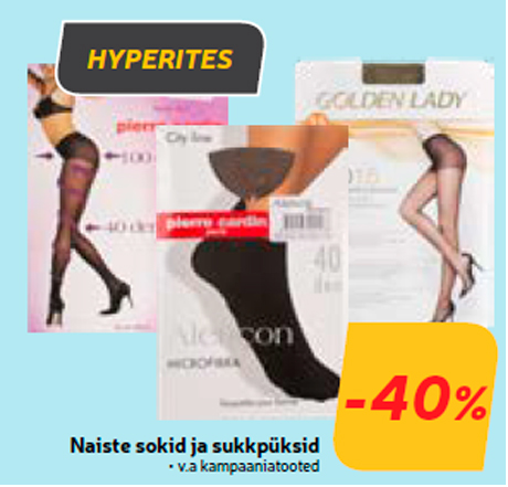 Naiste sokid ja sukkpüksid -40%