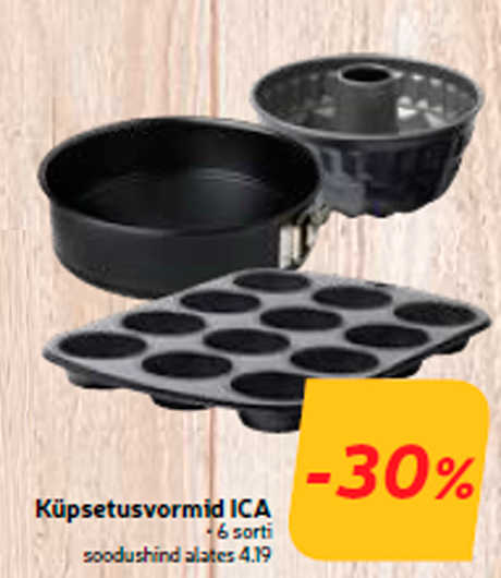 Küpsetusvormid ICA  -30%