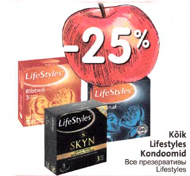 Kõik Lifestyles Kondoomid