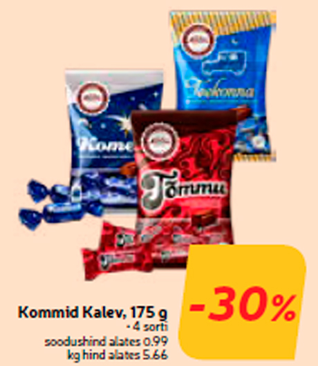 Kommid Kalev, 175 g  -30%
