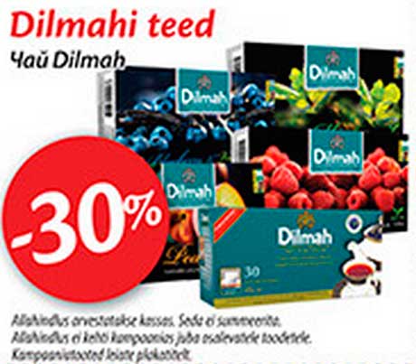 Dilmahi teed -30%