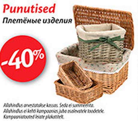 Punutised -40%