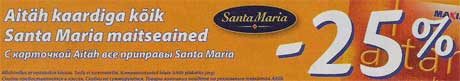 Santa Maria maitseained