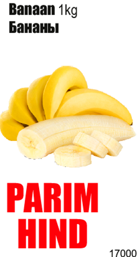 Banaan 1kg -  PARIM HIND