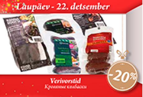 Verivorstid  -20%