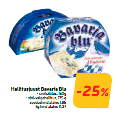 Hallitusjuust Bavaria Blu  -25%
