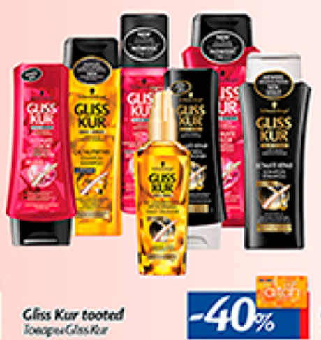 Gliss Kur tooted  -40%