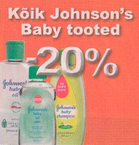 Kõik Johnson"s Baby tooted 