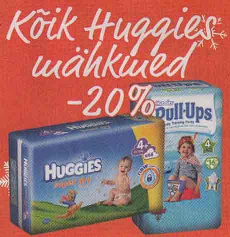 Kõik Huggies mähkmed 