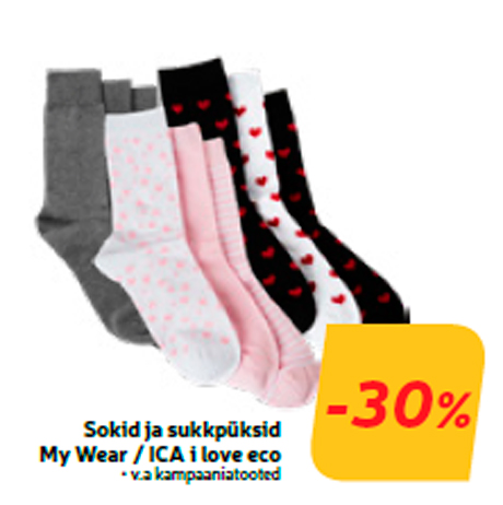 Sokid ja sukkpüksid My Wear / ICA i love eco  -30%
