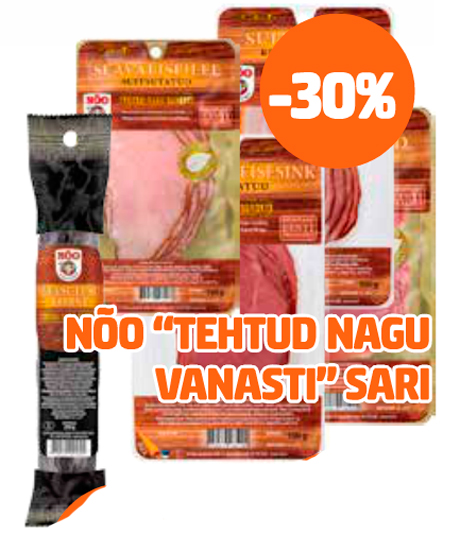 NÕO "TEHTUD NAGU VANASTI" SARI  -30%