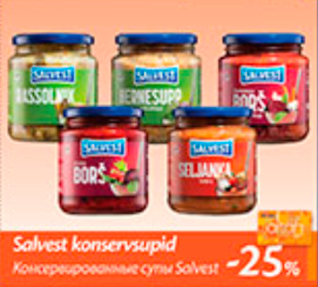 Salvest konservsupid  -25%