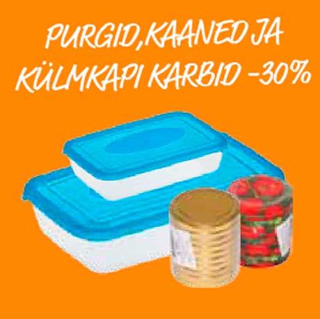 PURGID, KAANED JA KÜLMKAPI KARBID  -30%