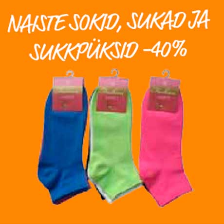 Naiste sokid, sukad ja sukkpüksid  -40%