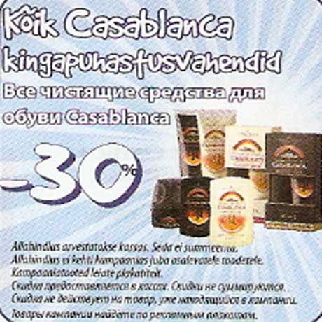 Casablanca kingapuhastusvahendid -30%