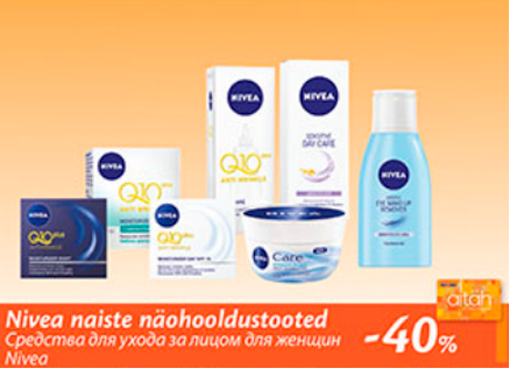 Nivea naiste näohooldustooted  -40%