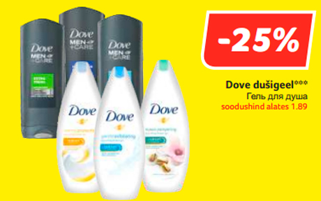 Dove dušigeel***  -25%