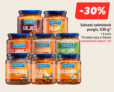 Salvest valmistoit purgis, 530 g*  -30%