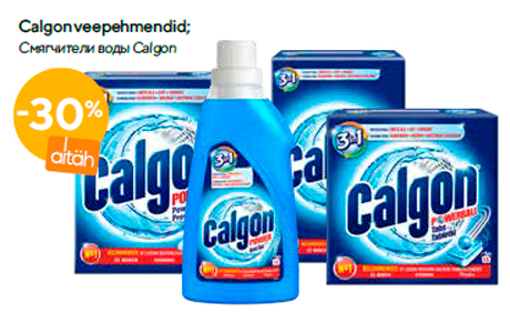 Calgon veepehmendid  -30%